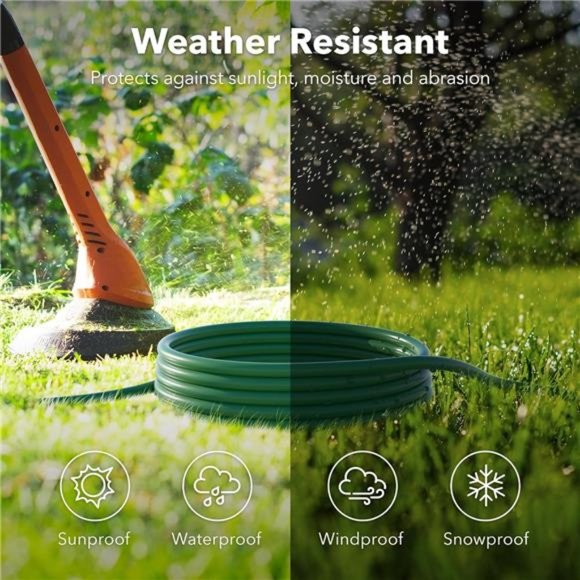 Outdoor Extension Cord 1 to 3 Splitter, 24 ft Extension(36 ft ), Multi Outlet - Picture 4 of 6